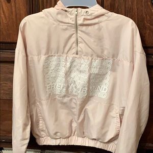 Quarter zip windbreaker